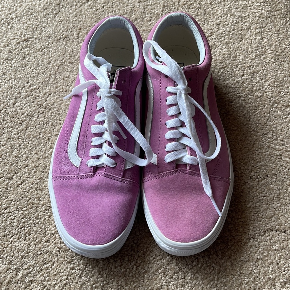 Women’s Vans size 8 mens 6.5 mauve color